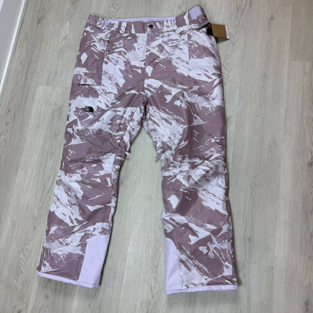 The North Face Freedom Insulated Snow Pants Womens 2X‎ Regular Lavender Fog